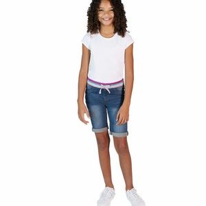 NEW VIGOSS GIRL'S BERMUDA STRETCH JEAN SHORTS